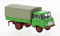 Brekina 30527 - H0 - Robur LO 2500 PP grün, rot, 1961